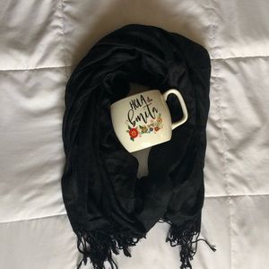 black fashion scarf FREE w/ PURCHASE